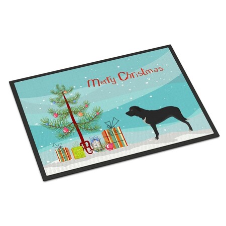 Carolines Treasures Broholmer Danish Mastiff Christmas Indoor or Outdoor Mat - 18 x 27 in. BB8490MAT